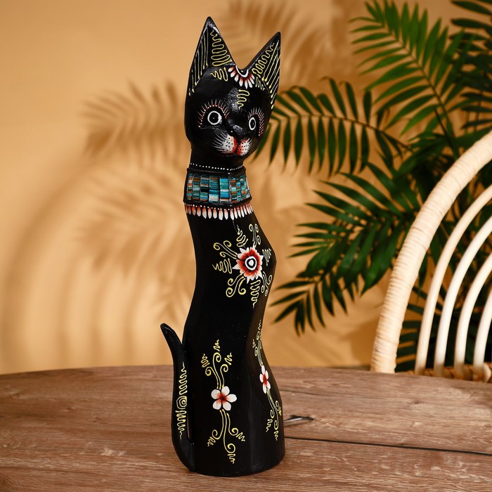 Сувенир «Кошка», 50 см, дерево албезия