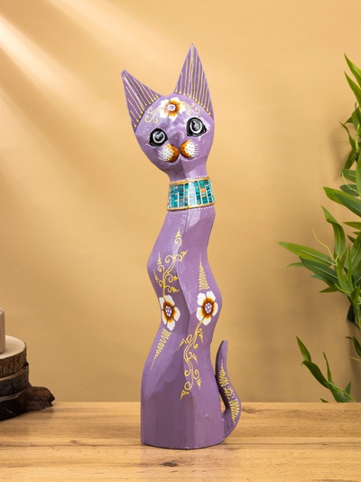 Сувенир «Кошка», 50 см, дерево албезия