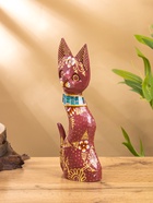 Сувенир «Кошка», 30 см, дерево албезия - фото 30539075