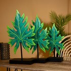 Интерьерный декор "Листья" албезия (набор 3 шт) 55,50 и 40 см - фото 8690955