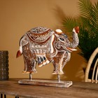 Сувенирный набор "Слоны" албезия (набор 3 шт) 40,25 и 20 см - Фото 3