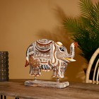 Сувенирный набор "Слоны" албезия (набор 3 шт) 40,25 и 20 см - фото 6758864