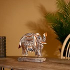 Сувенирный набор "Слоны" албезия (набор 3 шт) 40,25 и 20 см - фото 6758865