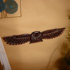 Панно "Парящая сова" албезия 100 см - фото 805148334