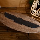 Панно "Парящая сова" албезия 100 см - фото 24498442