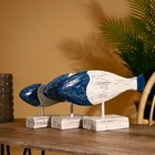 Сувенир «Рыбки», набор 3 шт., дерево албезия - фото 57968580