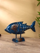 Сувенир «Рыба», 40×9×22 см, дерево албезия - фото 59345212