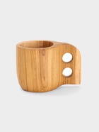 Кружка, 8×8×12 см, тиковое дерево - Фото 1