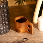 Кружка, 8×8×12 см, тиковое дерево - Фото 1