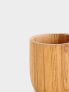 Кружка, 8×8×12 см, тиковое дерево - Фото 2
