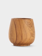 Стакан, 8×8×8 см, тиковое дерево - Фото 3