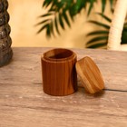 Баночка для приправы, 7×7×9 см, тиковое дерево - Фото 2
