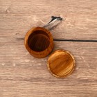 Баночка для приправы, 7×7×9 см, тиковое дерево - Фото 3