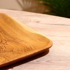 Блюдо, 25×20×2 см, тиковое дерево - Фото 3