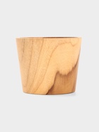 Стакан, 15×15×12 см, тиковое дерево - Фото 3