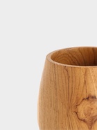 Стакан, 10×10×9 см, тиковое дерево - Фото 2