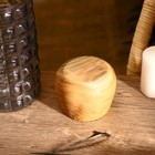 Стакан, 10×10×9 см, тиковое дерево - Фото 3