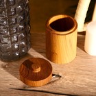 Баночка, 8×8×12 см, тиковое дерево - Фото 2