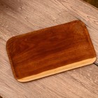 Блюдо 35х20х2 см, тиковое дерево - фото 21921573