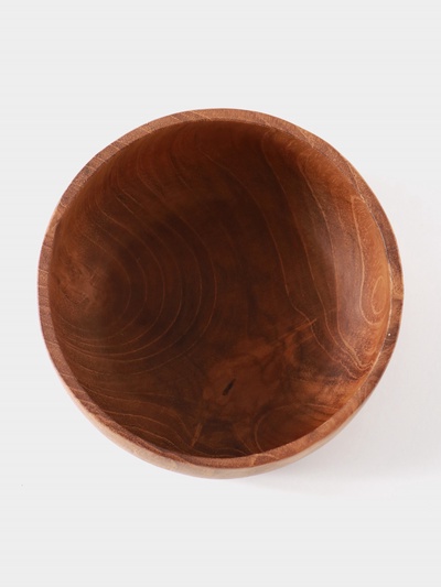 Миска, 10×10×5 см, тиковое дерево