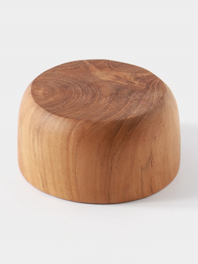 Миска, 10×10×5 см, тиковое дерево
