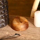 Миска, 10×10×4 см, тиковое дерево - Фото 3