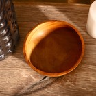 Миска, 12×12×4 см, тиковое дерево - Фото 2