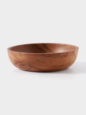 Миска, 15×15×4 см, тиковое дерево