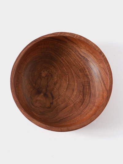 Миска, 15×15×4 см, тиковое дерево