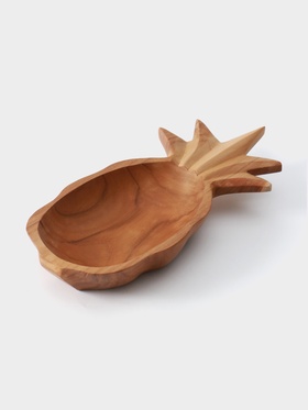 Блюдо «Ананас», 26×14×4.5 см, тиковое дерево 7722072