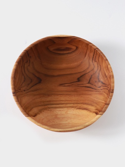 Миска, 18×18×5 см, тиковое дерево