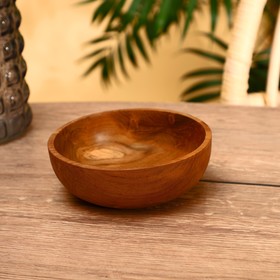 Миска, 16×16×6 см, тиковое дерево