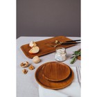 Тарелка, 16×16×2 см, тиковое дерево - Фото 6