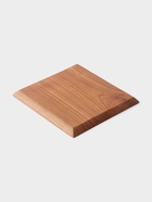 Тарелка квадратная, 25×25×2 см, тиковое дерево - фото 65384927