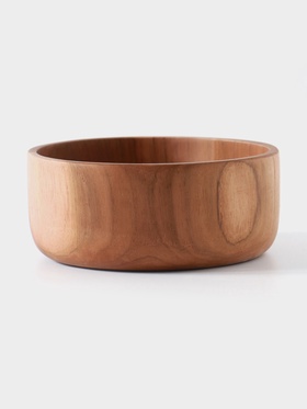 Миска, 15×15×6 см, тиковое дерево