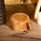 Миска с ручкой 14 х 17 х 7 см, тиковое дерево 7722093 - фото 16484552