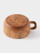 Миска с ручкой, 14×17×7 см, тиковое дерево 7722093