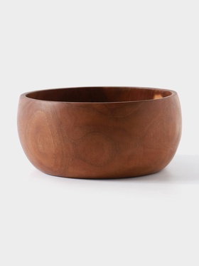 Салатник, 18×18×8 см, тиковое дерево