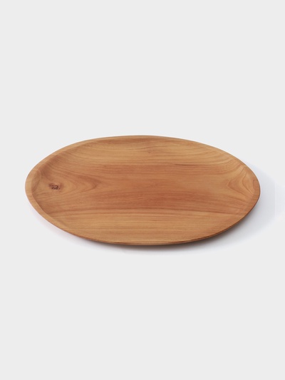 Блюдо, 35×24×2 см, тиковое дерево