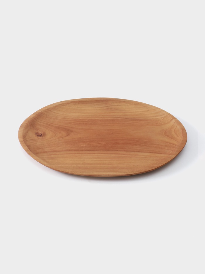 Блюдо, 35×24×2 см, тиковое дерево - Фото 1