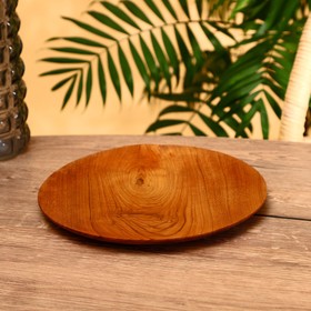 Блюдо, 25×25×2 см, тиковое дерево