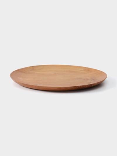 Блюдо, 25×25×2 см, тиковое дерево