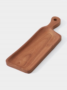 Блюдо, 40×13×2 см, тиковое дерево 7722126