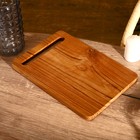 Доска разделочная, 35×25×2 см, тиковое дерево - Фото 1