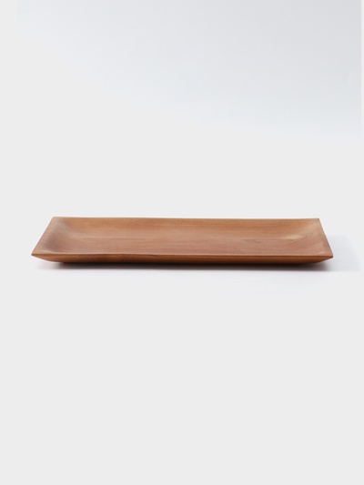 Блюдо, 30×20×2 см, тиковое дерево