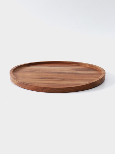 Блюдо, 30×30×2 см, тиковое дерево