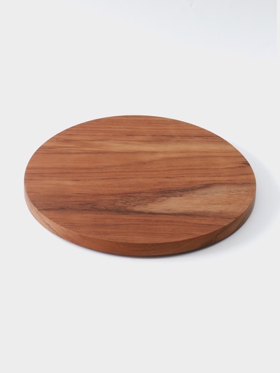 Блюдо, 30×30×2 см, тиковое дерево
