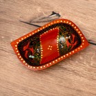 Тарелка "Ломбок стайл" дерево 20х12х6 см - фото 21921678