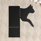 Держатель-подставка для книг "Кот", черный, 1шт - фото 9791131