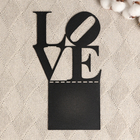 Держатель-подставка для книг "Любовь" черный, 1шт - фото 9791132